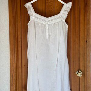 White Cotton Heirloom Nightgown